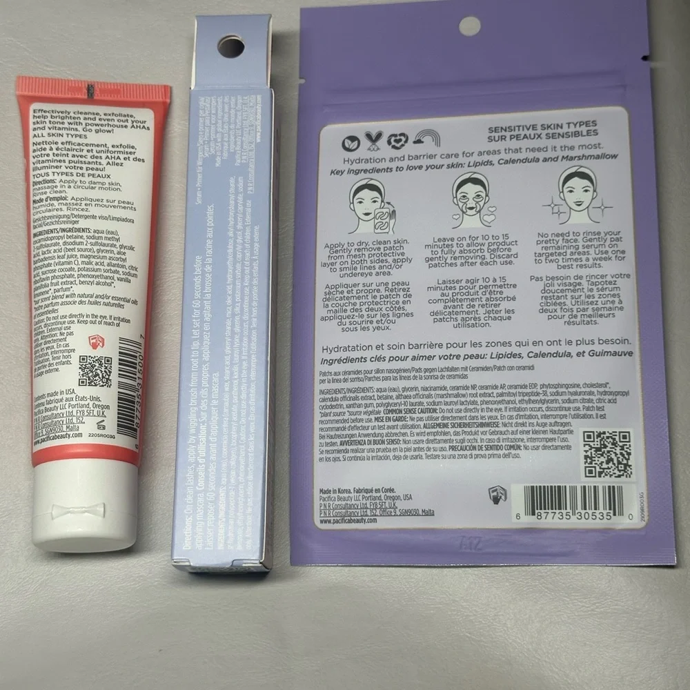 Pacifica Glow Baby Face and Lash‎ Care Bundle *Vegan*
